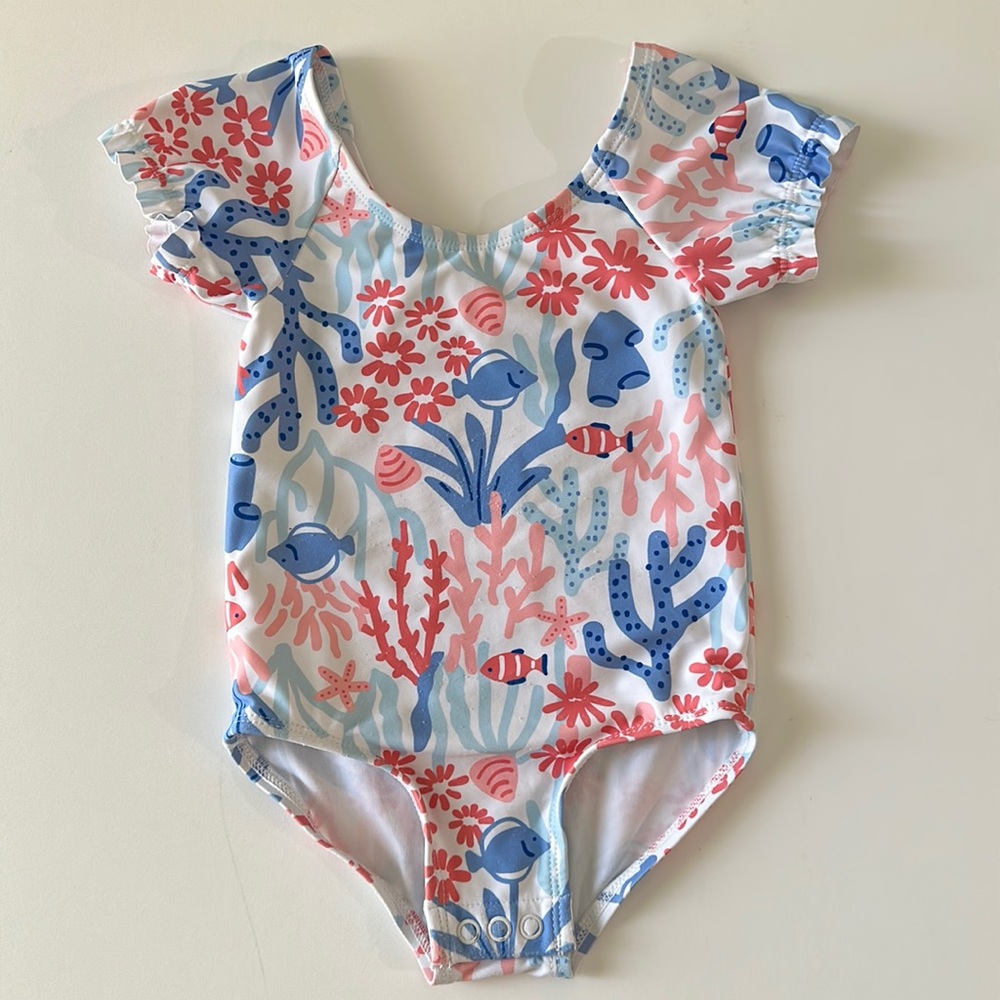 Baby swimsuit size 12 months 4th of July
